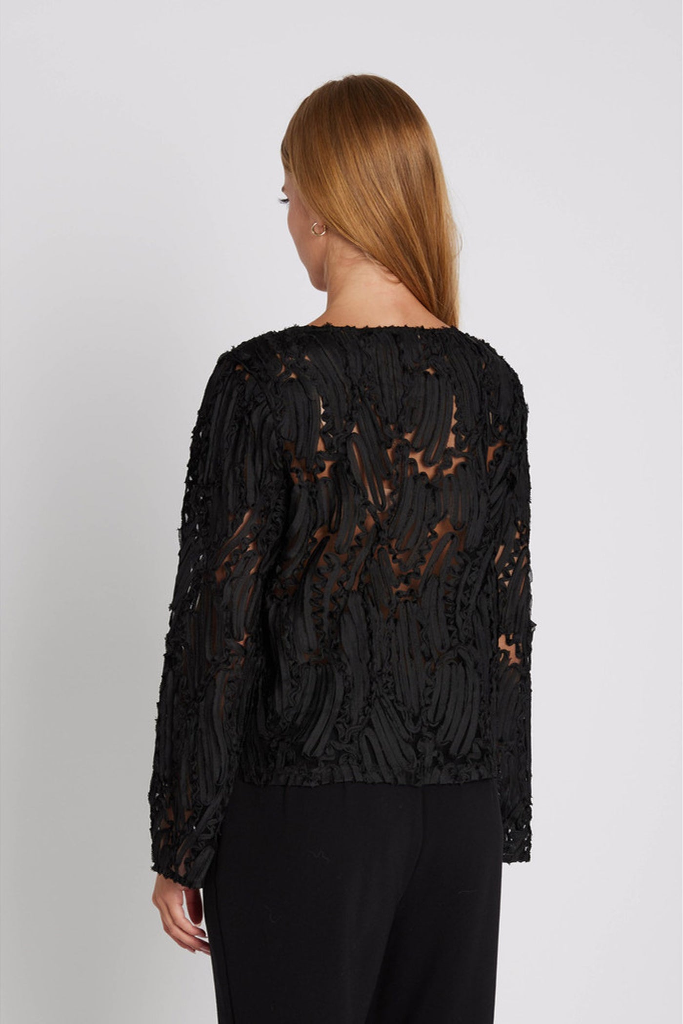 7563RDFCora blouse 20 Black - RDF452