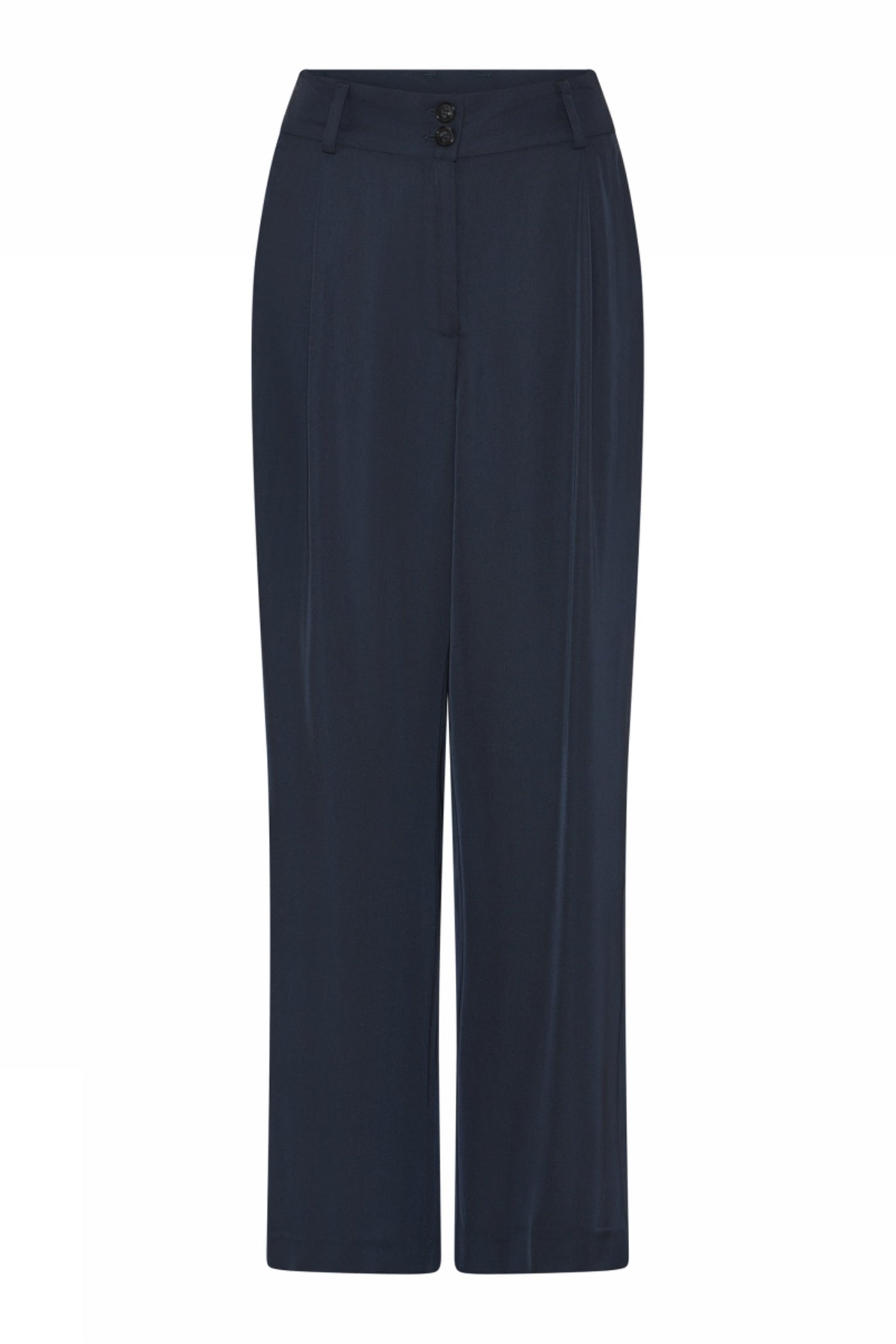 Maddeline, high waist wide leg 4978-Midtnight - 58018/6738