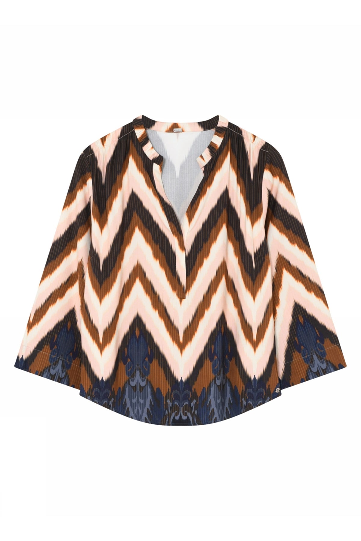 Sikka, blouse 84797-Navy/Rose - 58604/7580