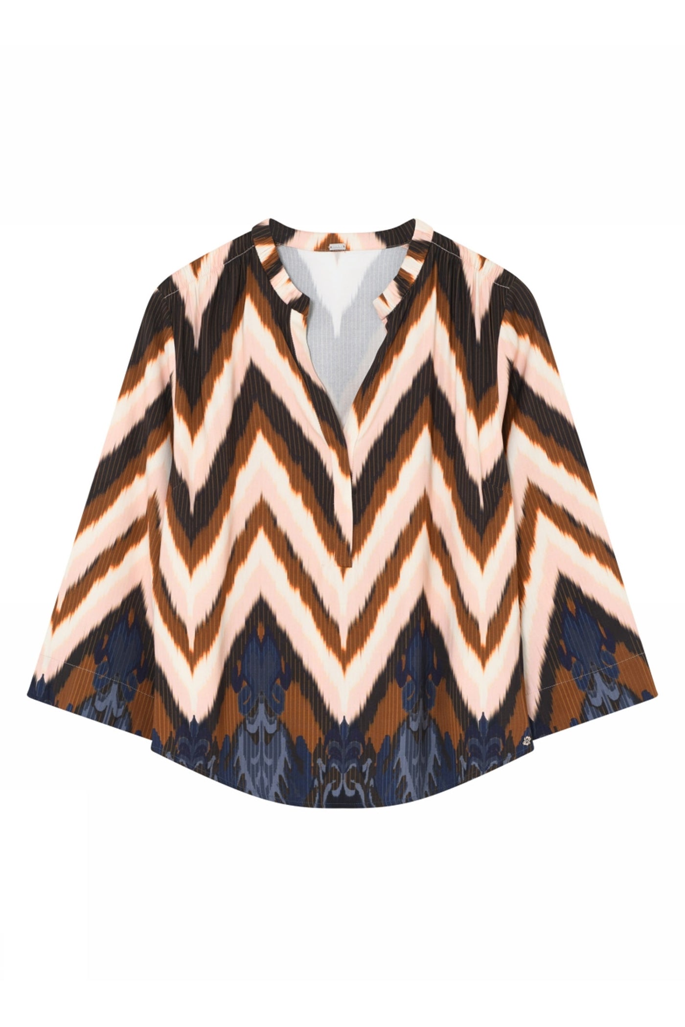 Sikka, blouse 84797-Navy/Rose - 58604/7580