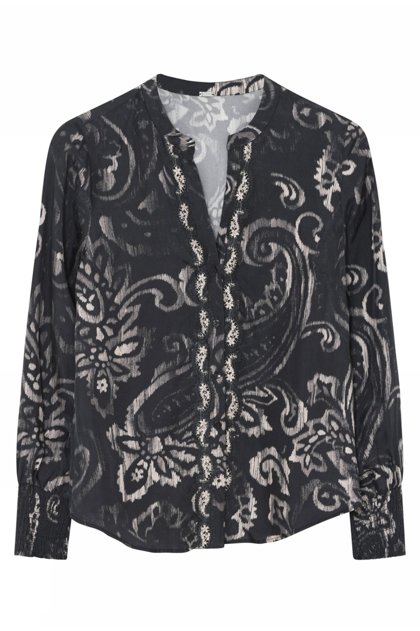 Carmen, shirt 81982-Grey/Beige - 58616/7355