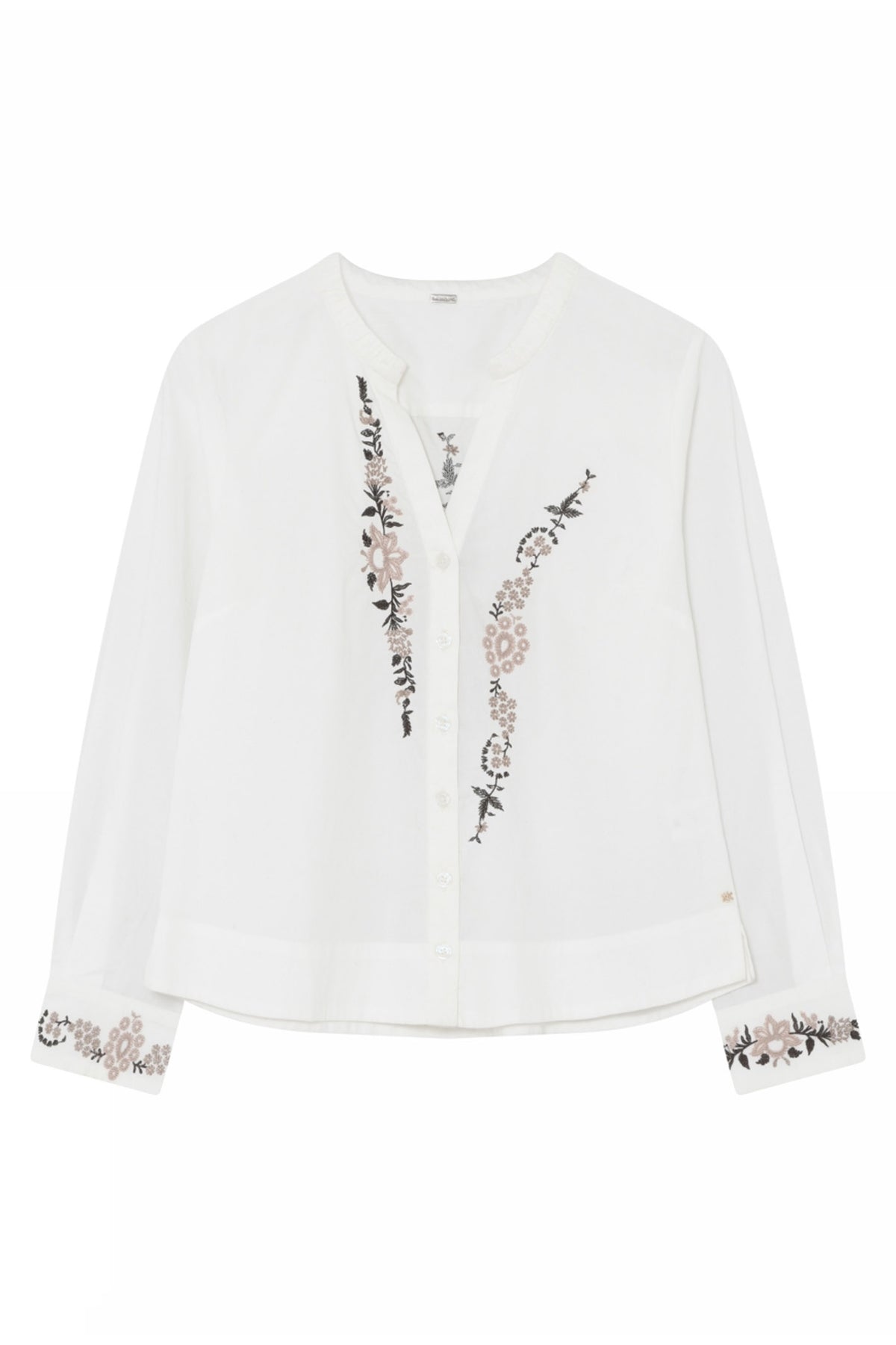 Naja, embroidery shirt 1004-Cl White - 58618/7418