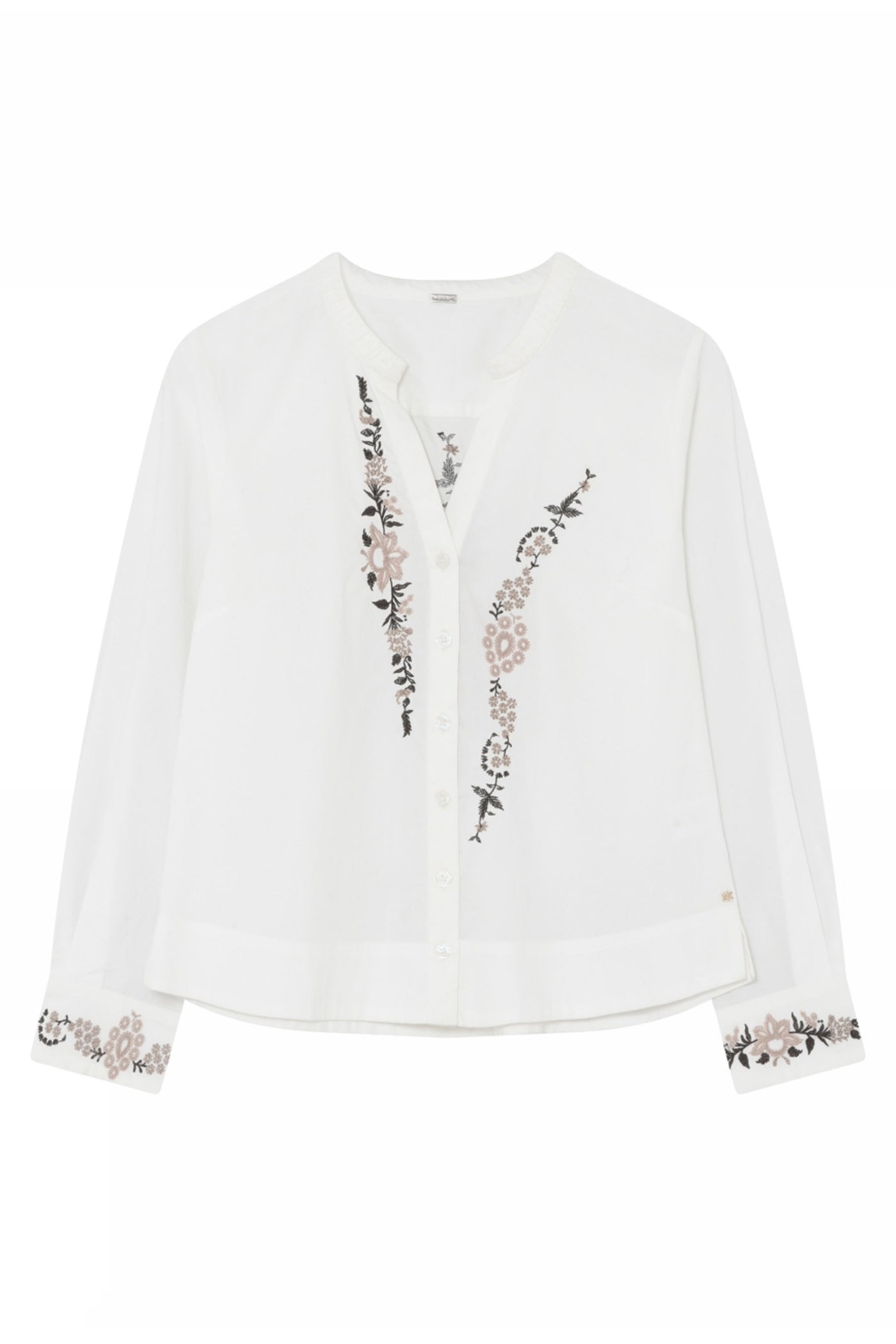 Naja, embroidery shirt 1004-Cl White - 58618/7418
