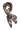 Allis, printed silk scarf 82625-Coffee - 58802/4039