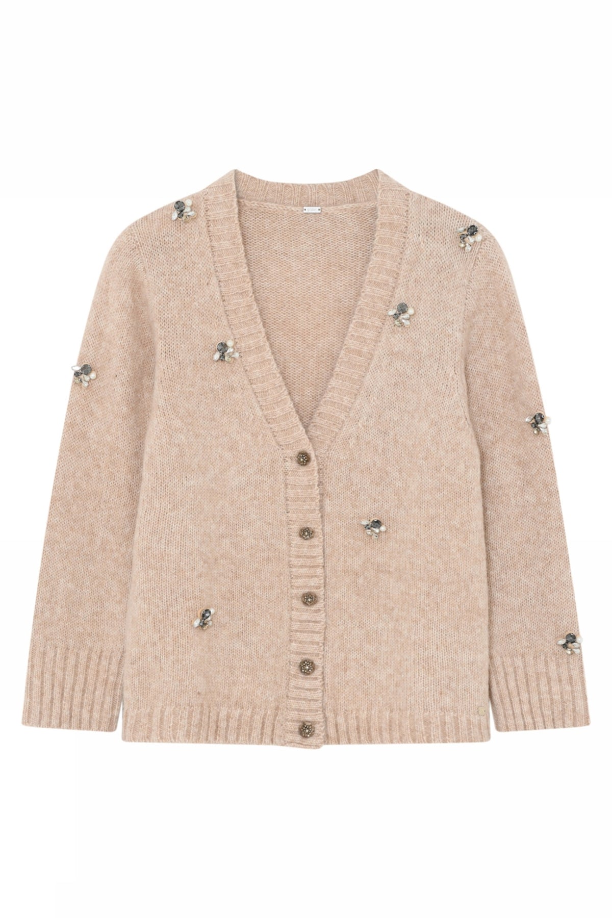Miam, oversize knit cardigan 92044-Neutral - 58416/3776
