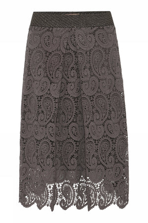 Emelie, midi lace skirt 2728-Mole - 58555/8038