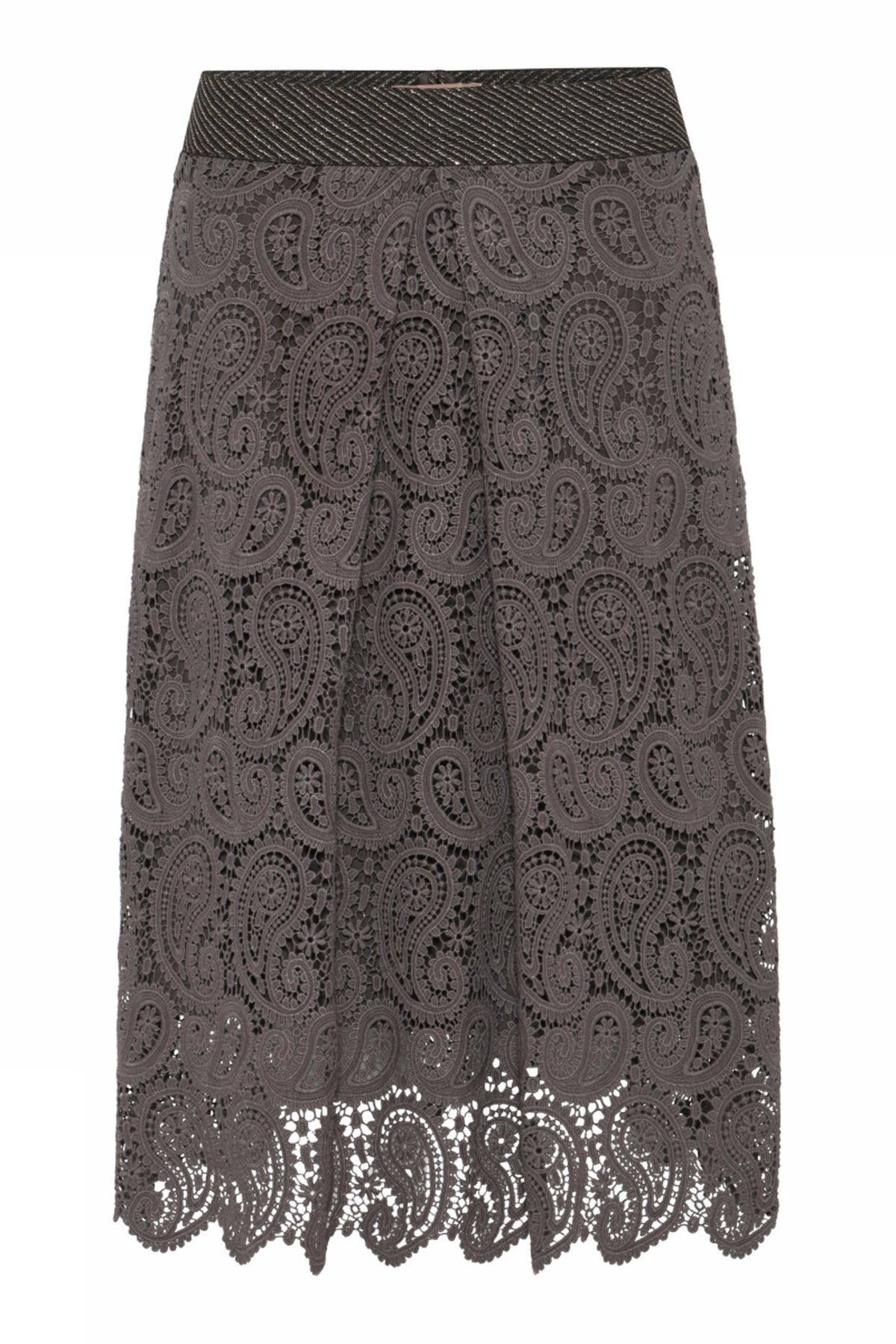 Emelie, midi lace skirt 2728-Mole - 58555/8038
