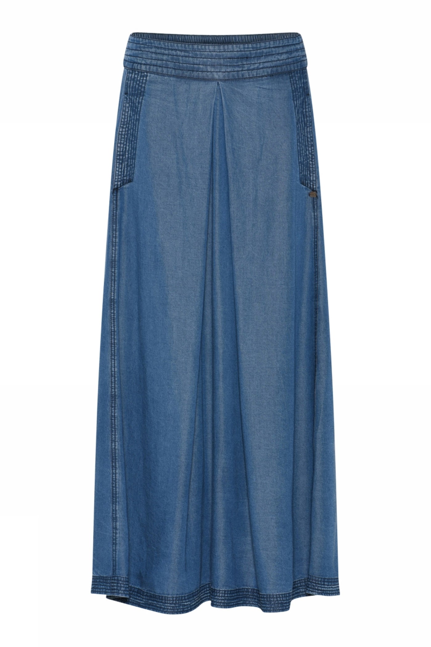 Mabell, midi+ skirt 94975-WashedBlue - 58556/7363