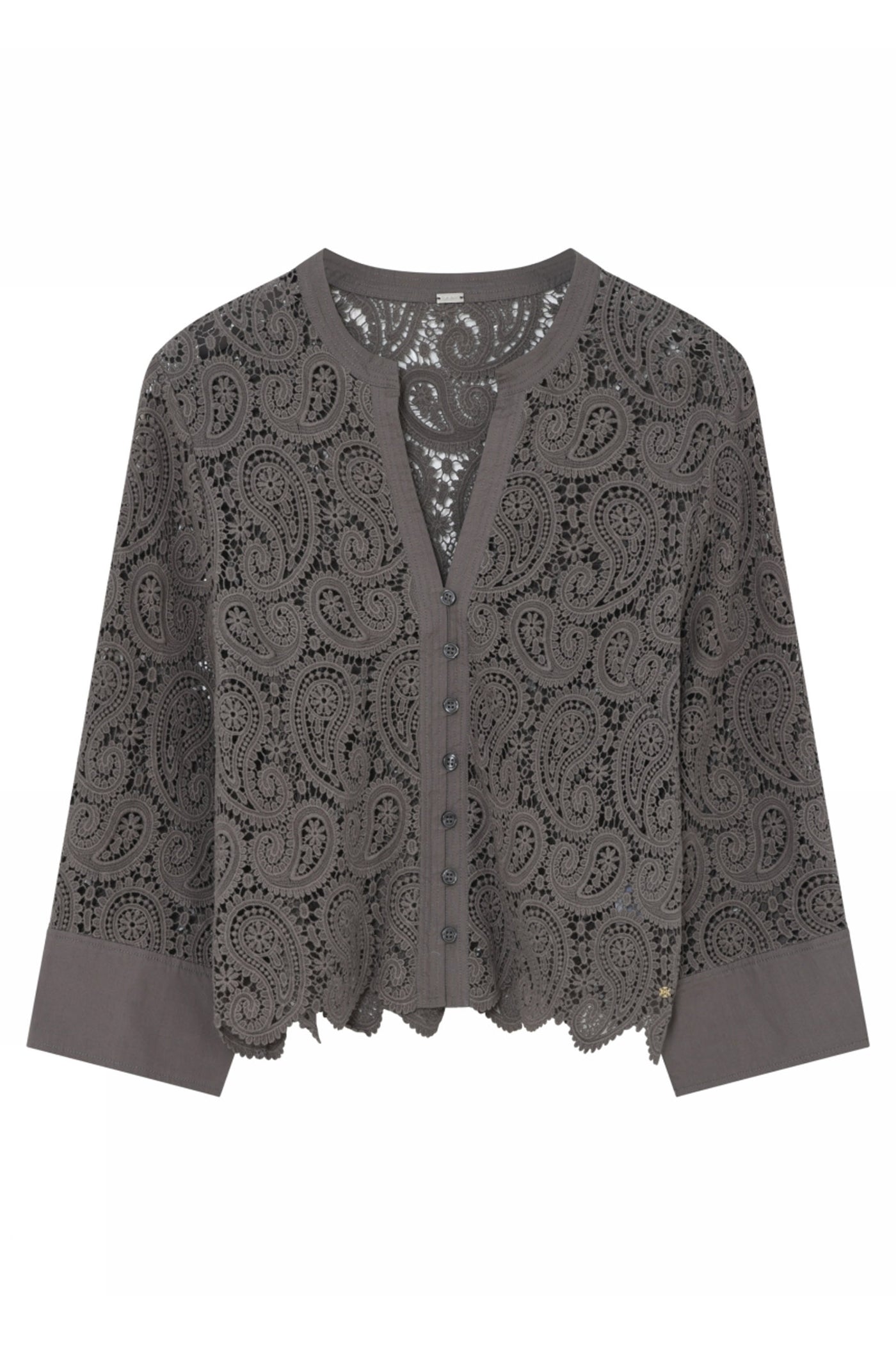 Vivian, lace shirt 2728-Mole - 58629/8038