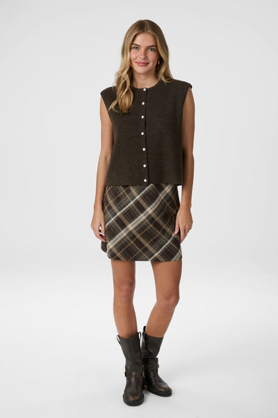 Lunna Check Brown - 165705 Thumbnail