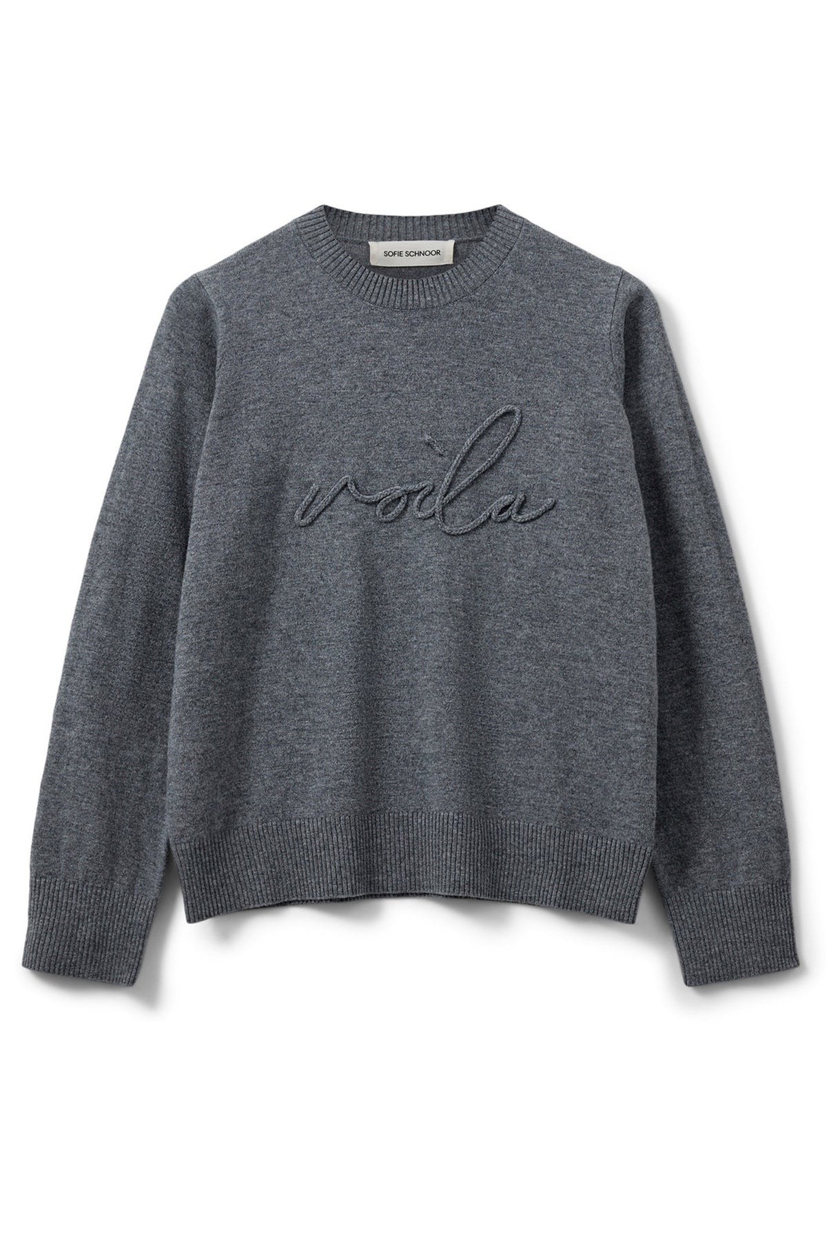 MINNIKSW SWEATER 8000 Grey Melange - S253135