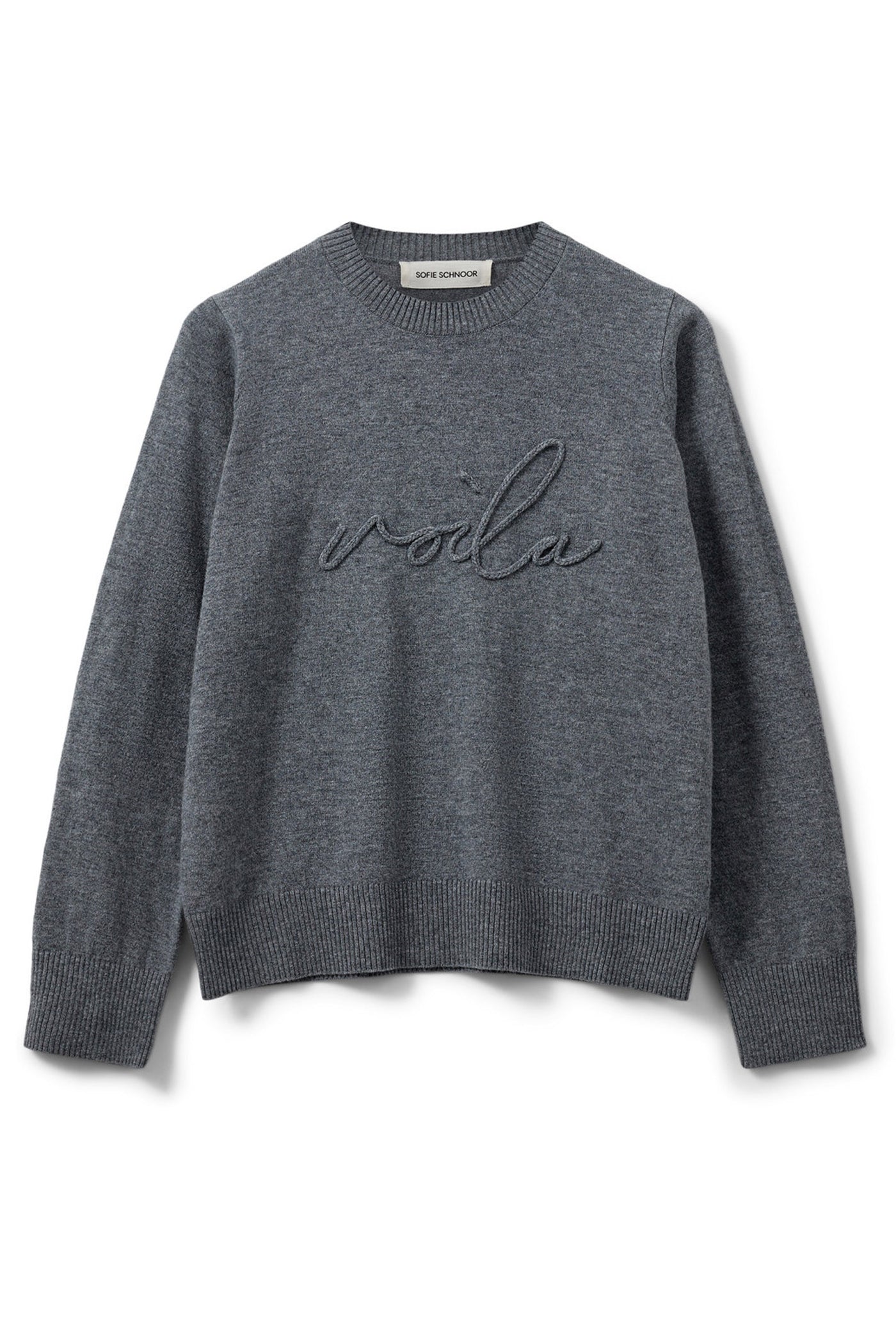 MINNIKSW SWEATER 8000 Grey Melange - S253135
