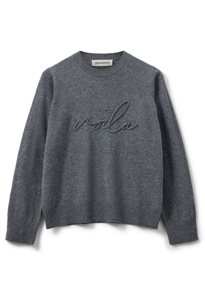 MINNIKSW SWEATER 8000 Grey Melange - S253135 Thumbnail
