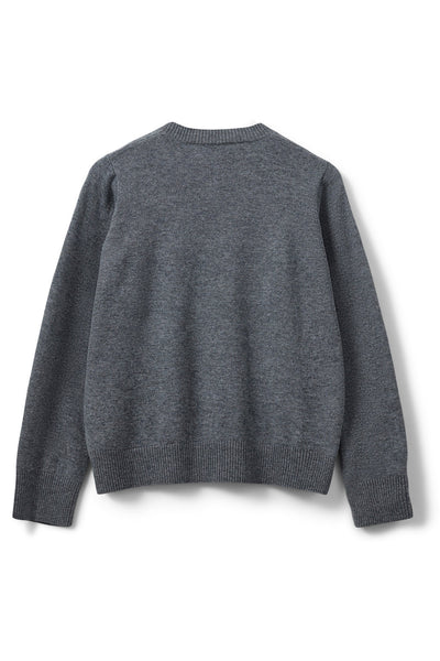MINNIKSW SWEATER 8000 Grey Melange - S253135 Thumbnail
