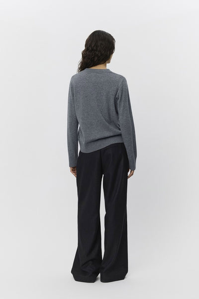 MINNIKSW SWEATER 8000 Grey Melange - S253135 Thumbnail