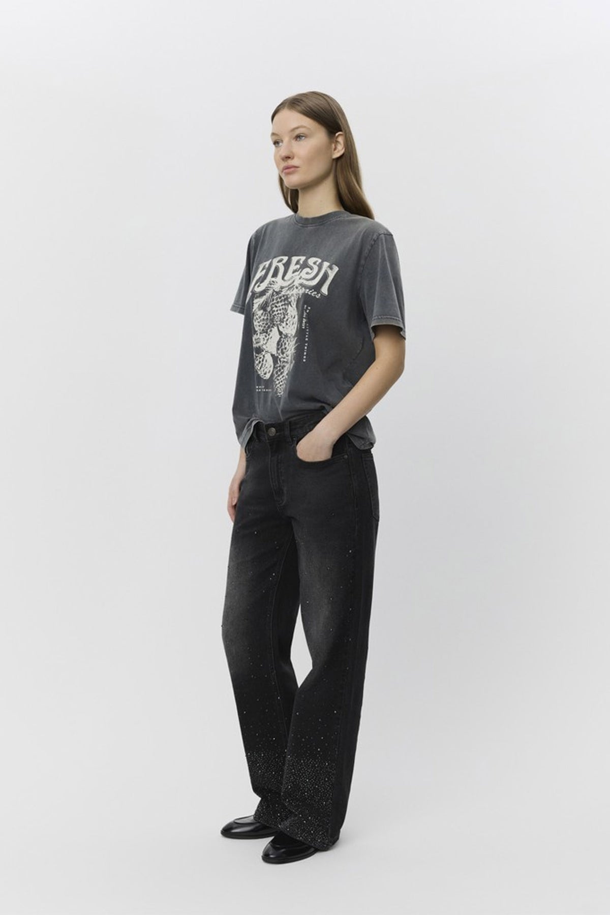PARISSW JEANS 1015 Washed black - S253172