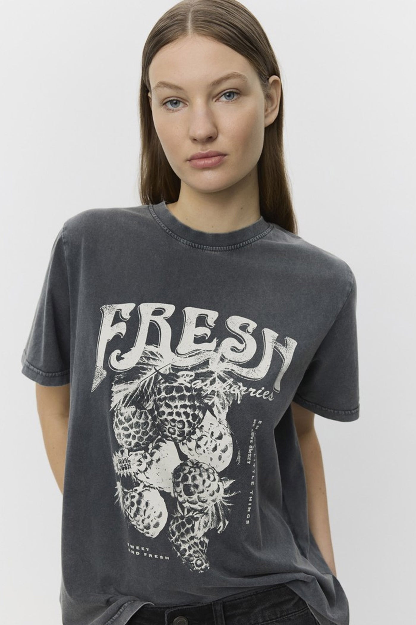 ZENASW T-SHIRT 1022 Stone washed black - S253102