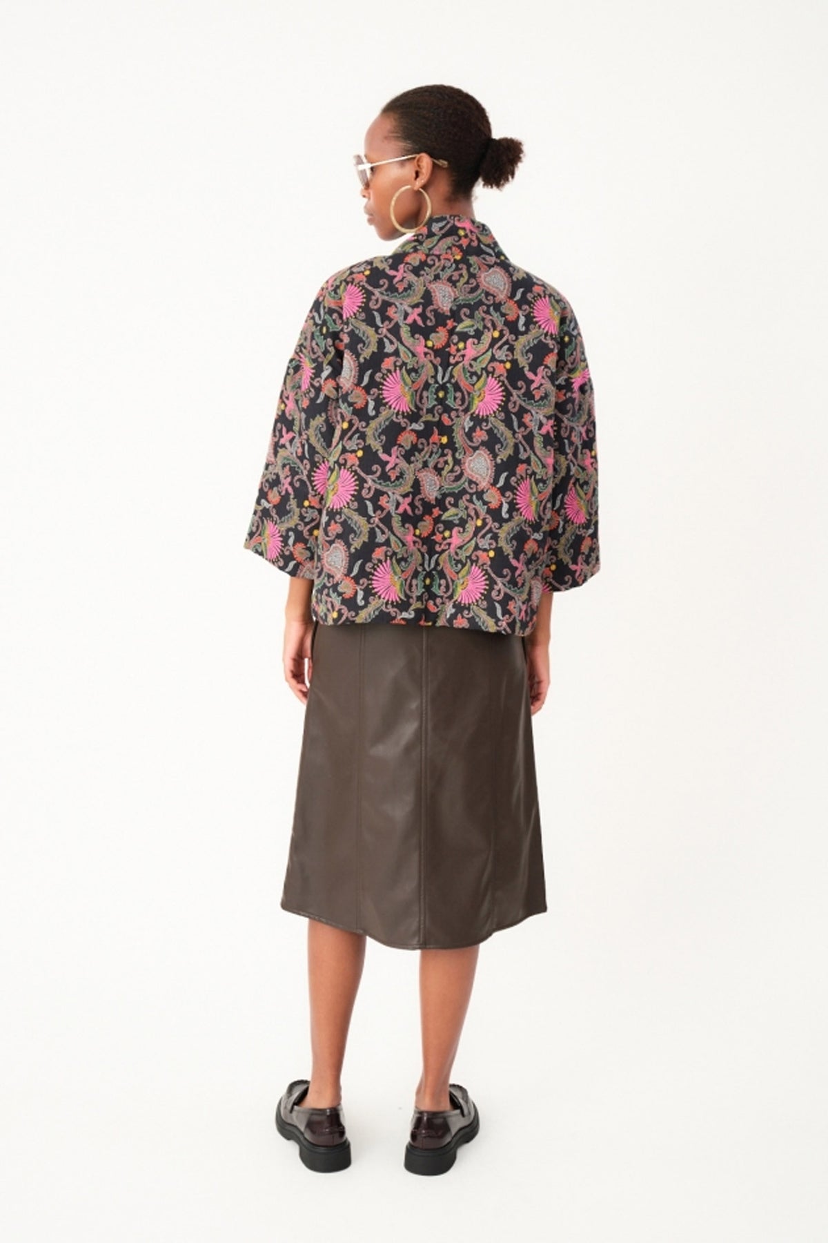 BarbraLL Jacket LS 74 Flower Print - 25401-6000