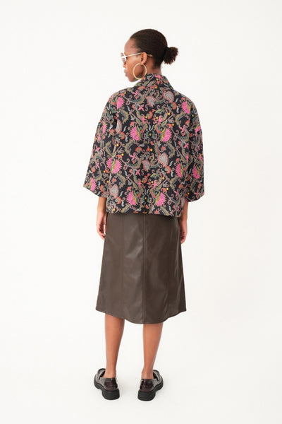 BarbraLL Jacket LS 74 Flower Print - 25401-6000 Thumbnail