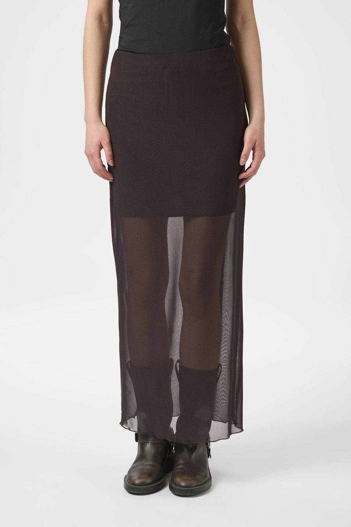Marlise Mesh Dark brown - 166014