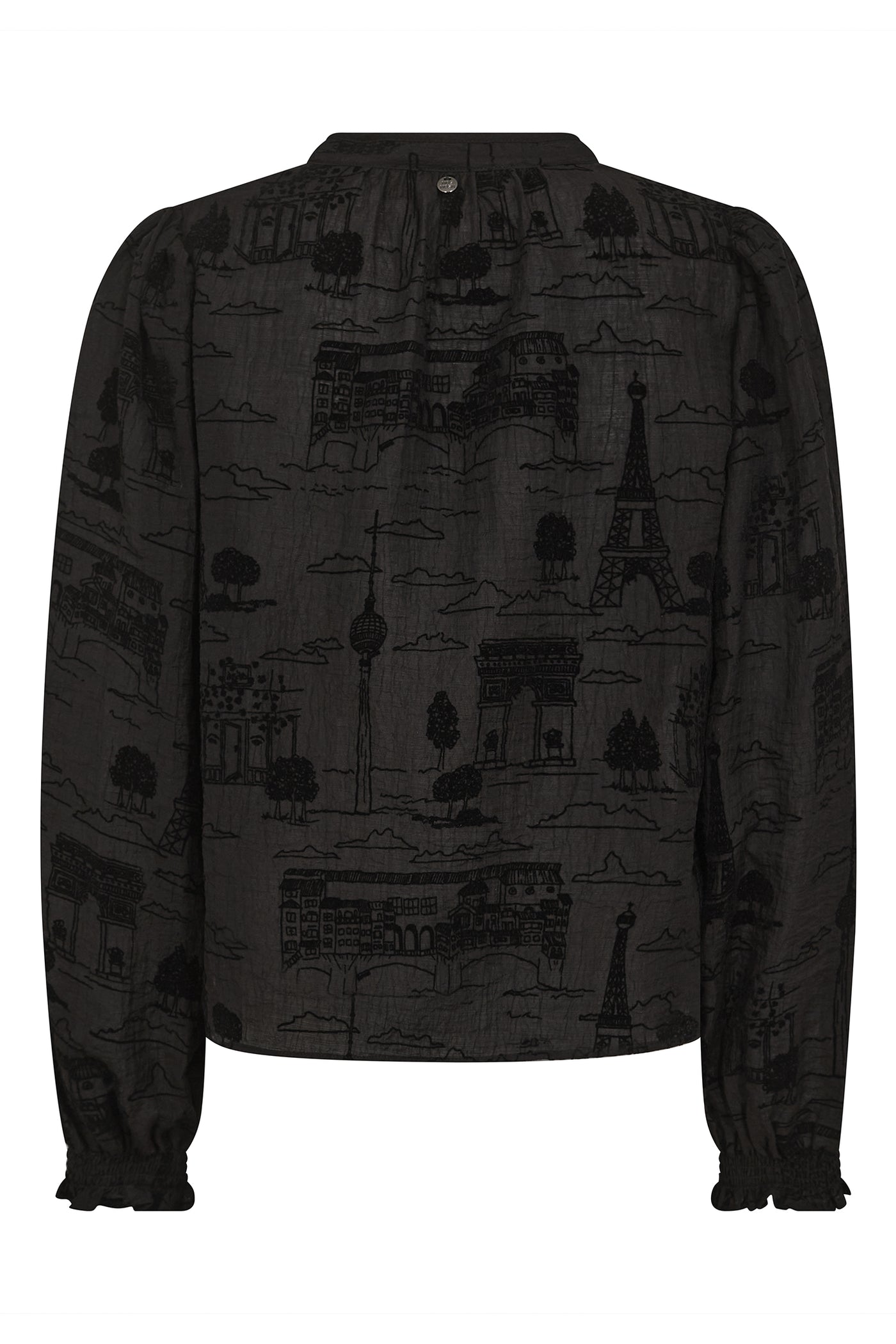 MMTazzin Tale Light Blouse Black - 173900