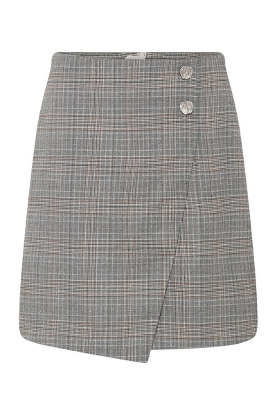 IpomoeaBBMaina skirt Brown check - BBW4679 Thumbnail