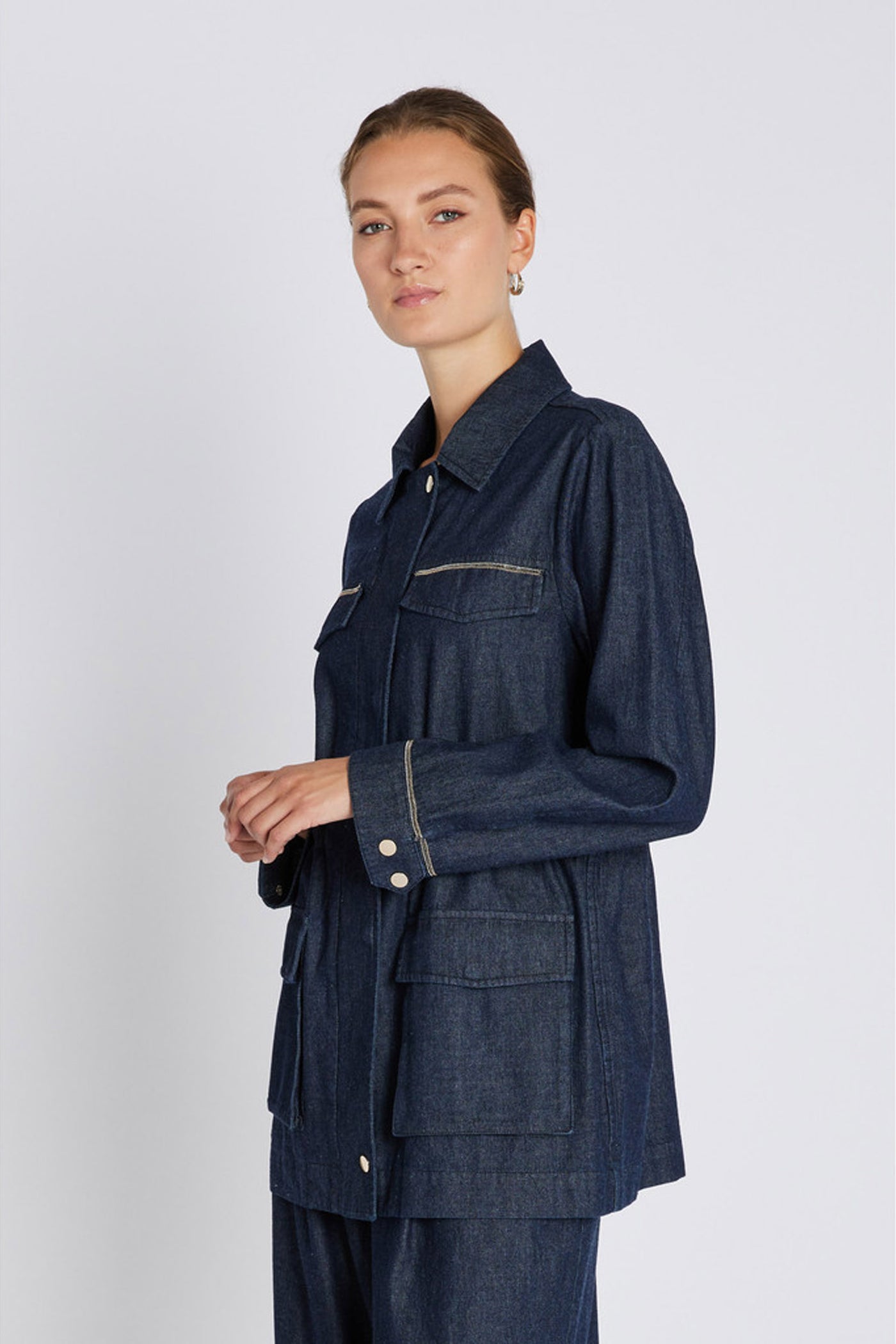291HMRetal denimjacket 216 Della blue - HM1211