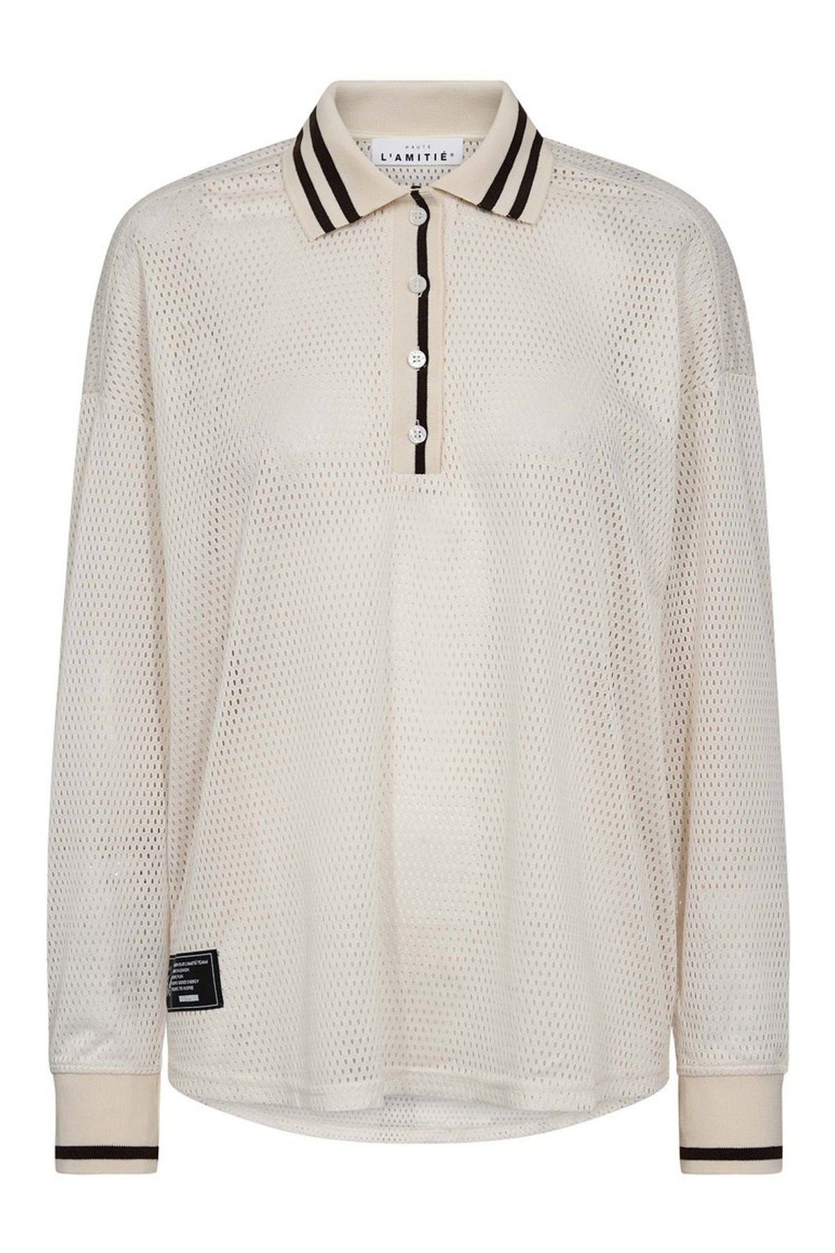 Drift Polo Blouse Pearl - HL10294