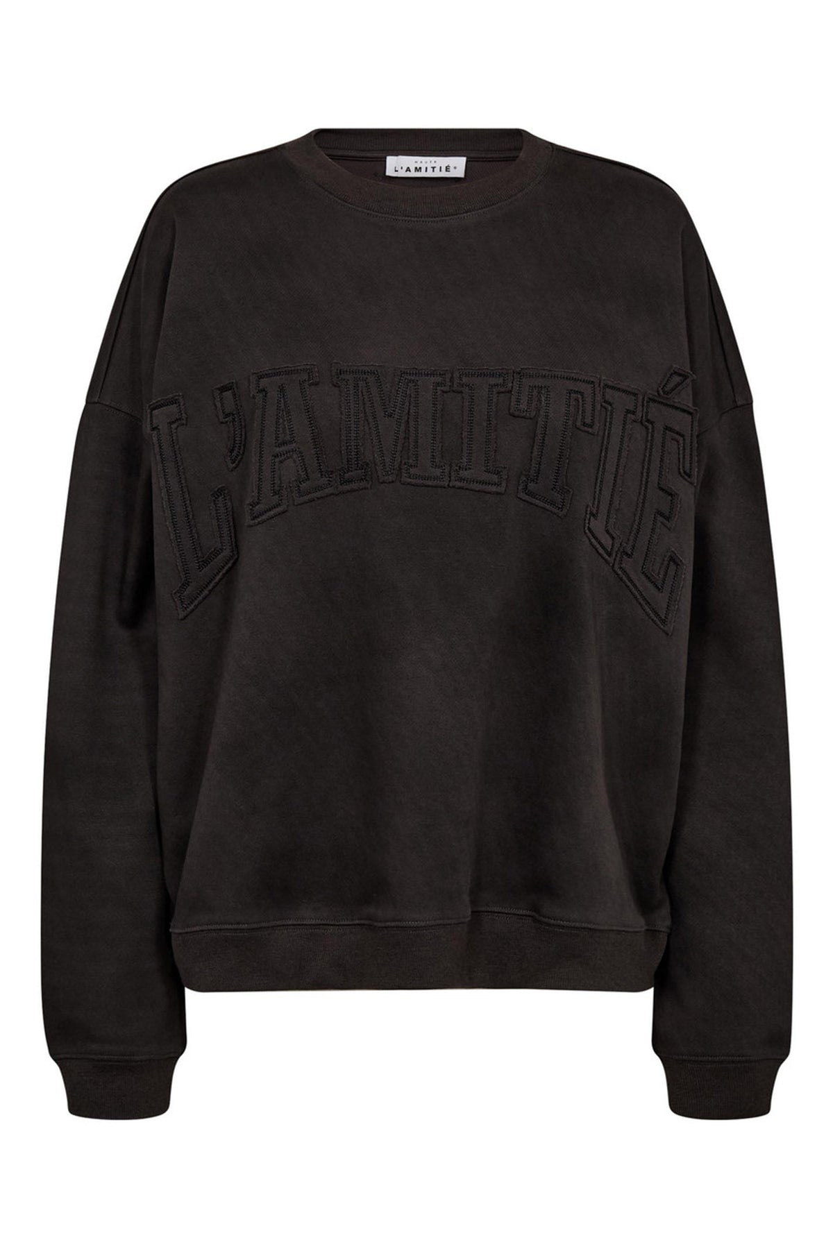 L'AMITIÉ Application Sweat DARK GREY - HL10283