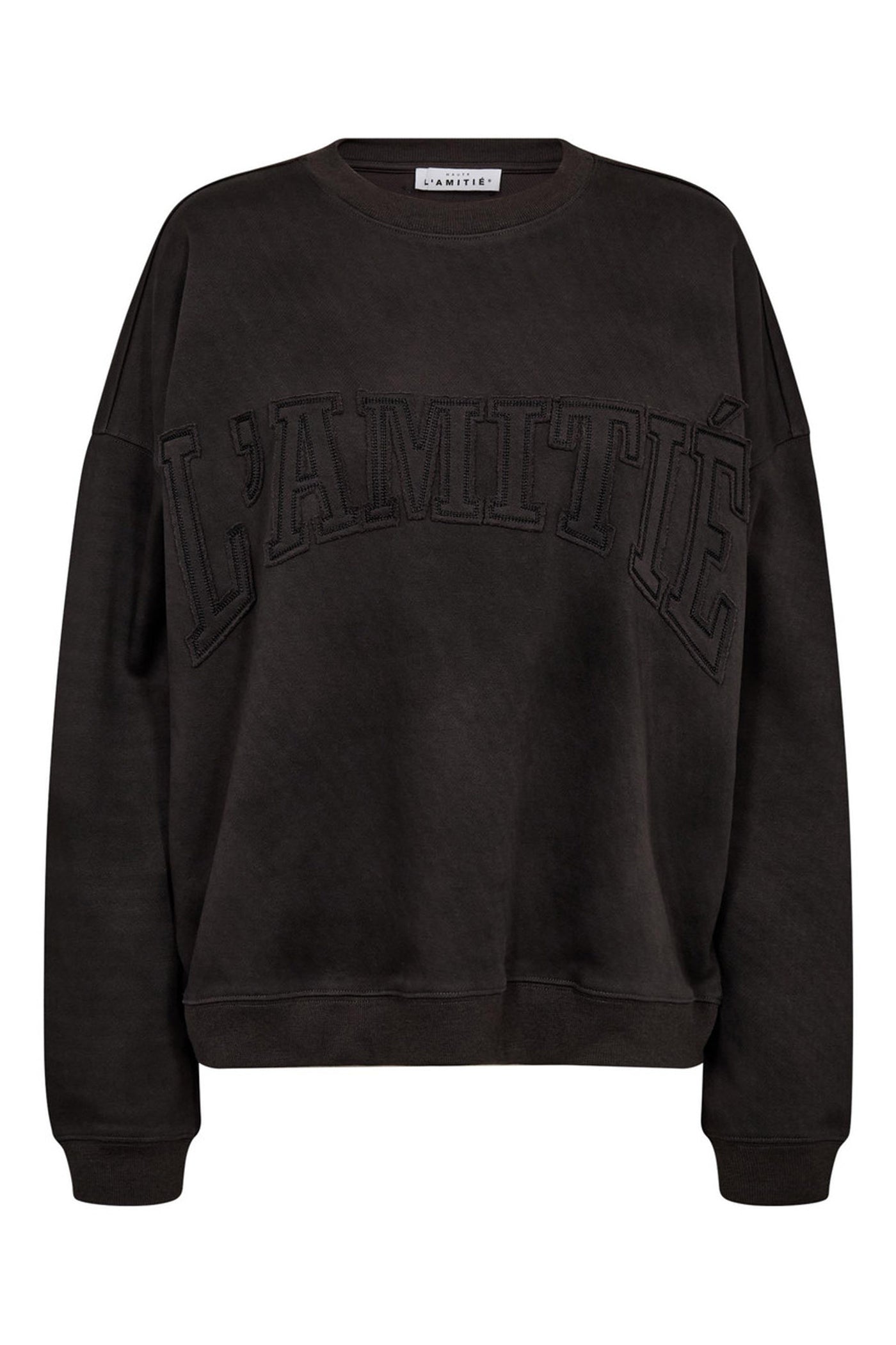 L'AMITIÉ Application Sweat DARK GREY - HL10283