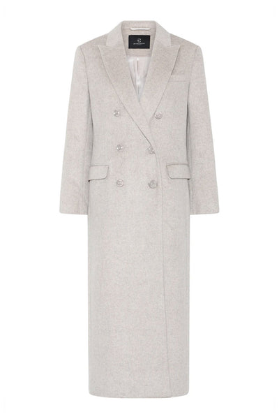 FallopiaBBAbellas coat BEIGE MELANGE - BBW4658 Thumbnail