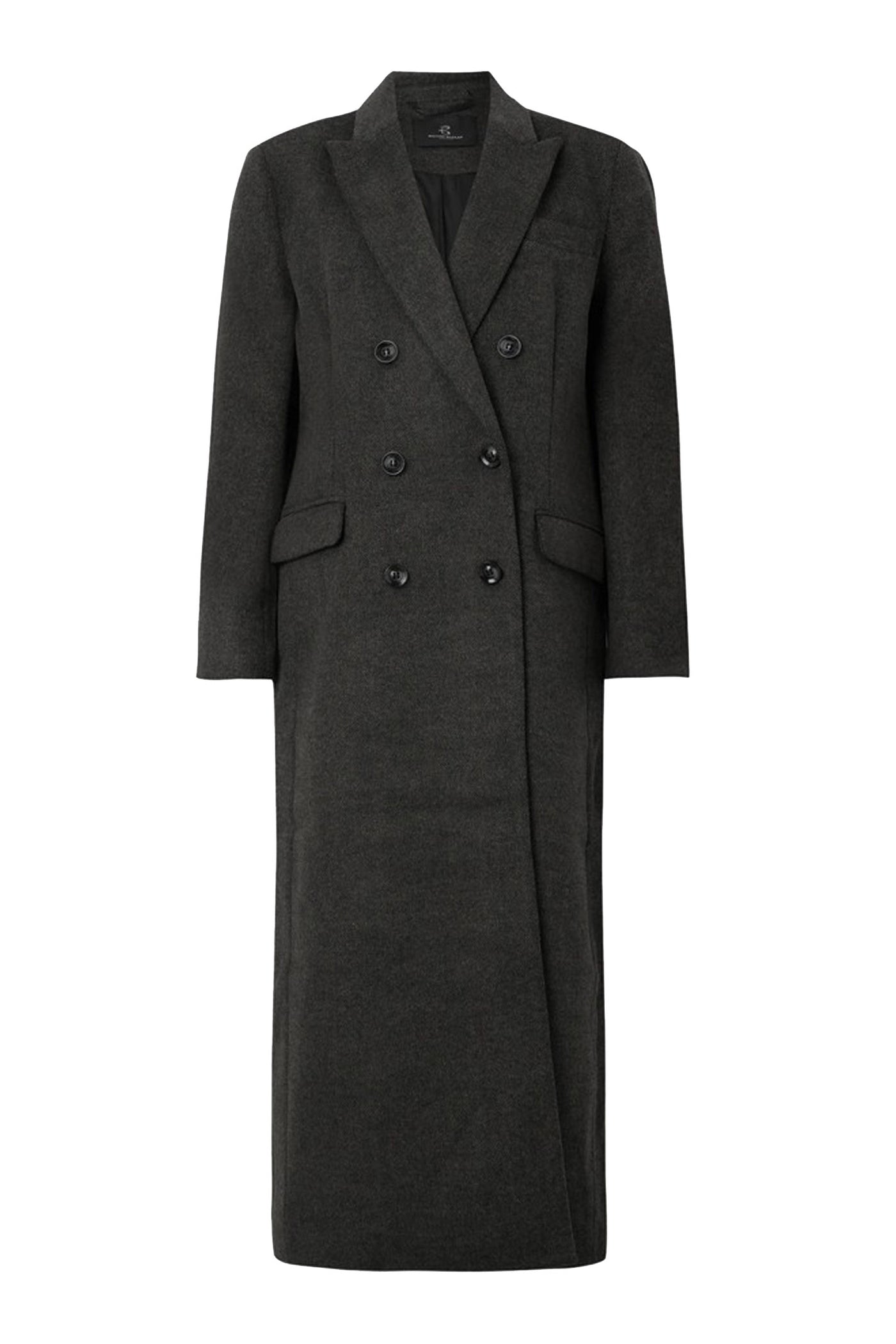 FallopiaBBAbellas coat Dark grey melange - BBW4658