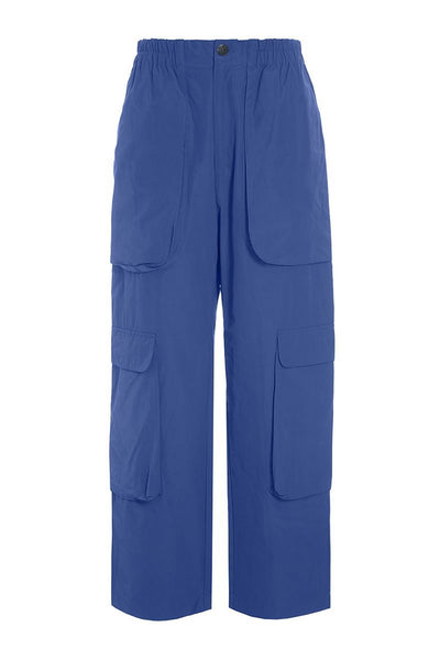 Fukkura poplin lommebukser Twilight Blue - 256-2380-5302 Thumbnail