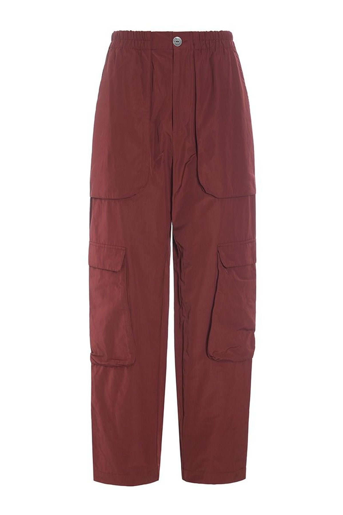 Fukkura poplin lommebukser Maroon - 256-2380-5302