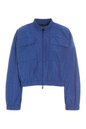 Fukkura poplin bomber jakke Twilight Blue - 256-2380-5303
