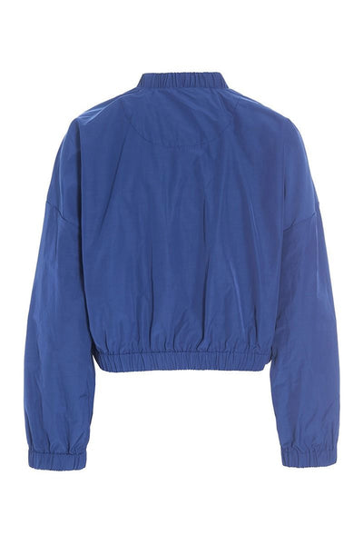 Fukkura poplin bomber jakke Twilight Blue - 256-2380-5303 Thumbnail