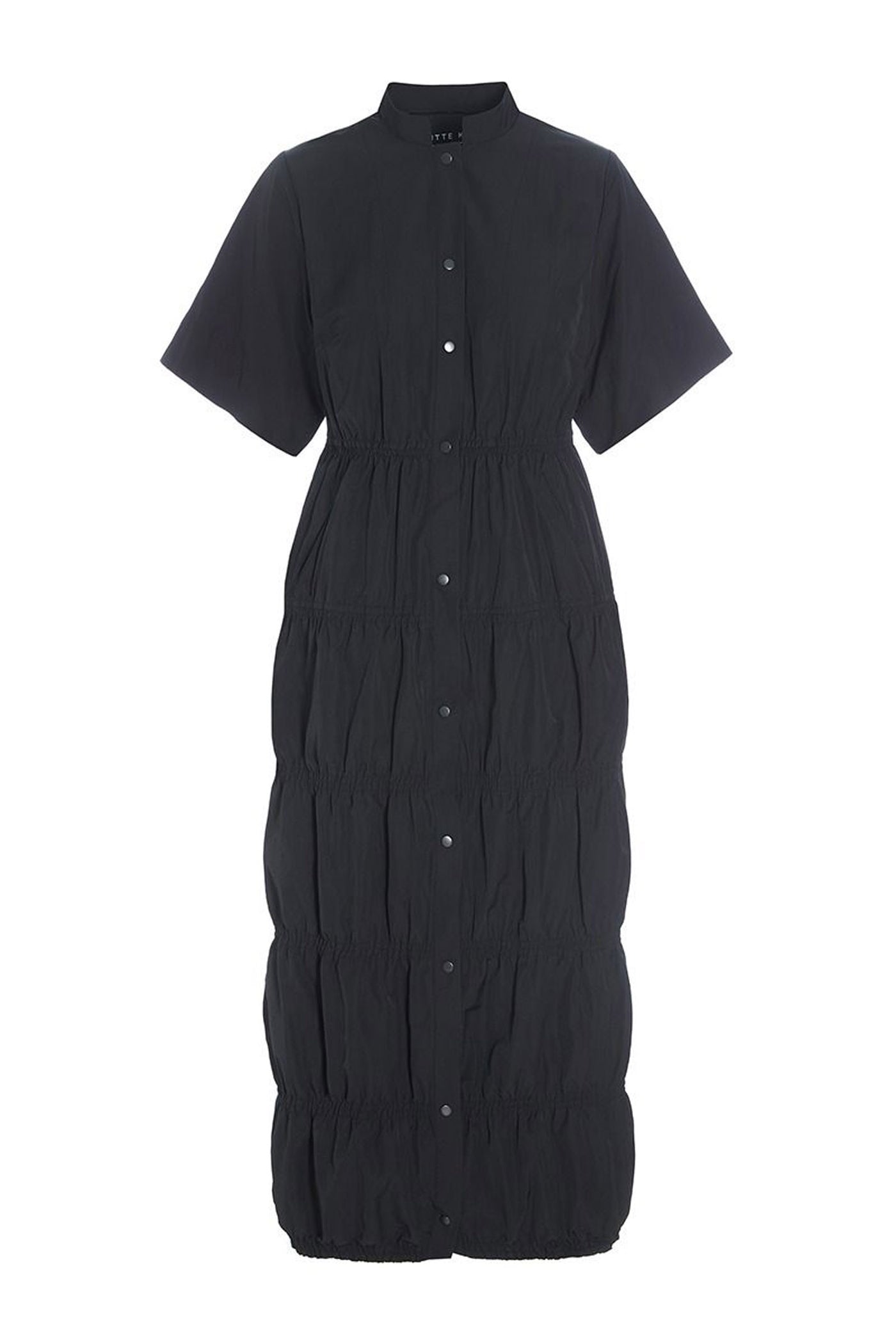 Fukkura poplin kjole Black - 256-2380-5304