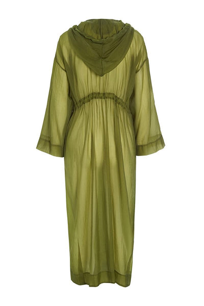 Sukasu kjole med hÃ¦tte GINKO GREEN - 256-2402-5321 Thumbnail