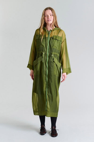 Sukasu kjole med hÃ¦tte GINKO GREEN - 256-2402-5321 Thumbnail