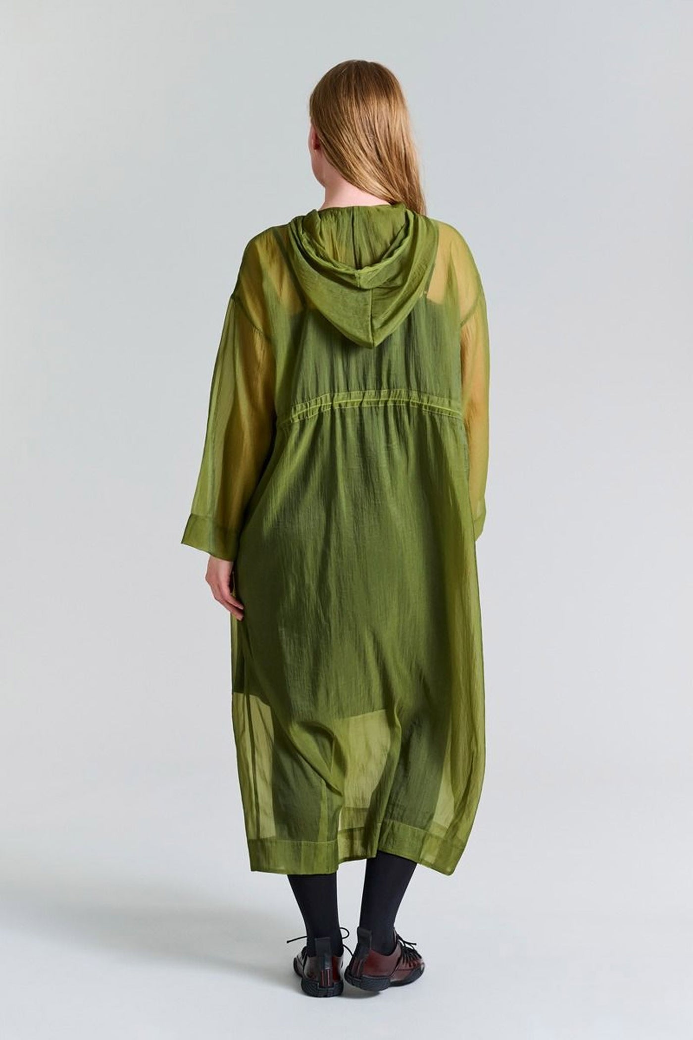 Sukasu kjole med hÃ¦tte GINKO GREEN - 256-2402-5321