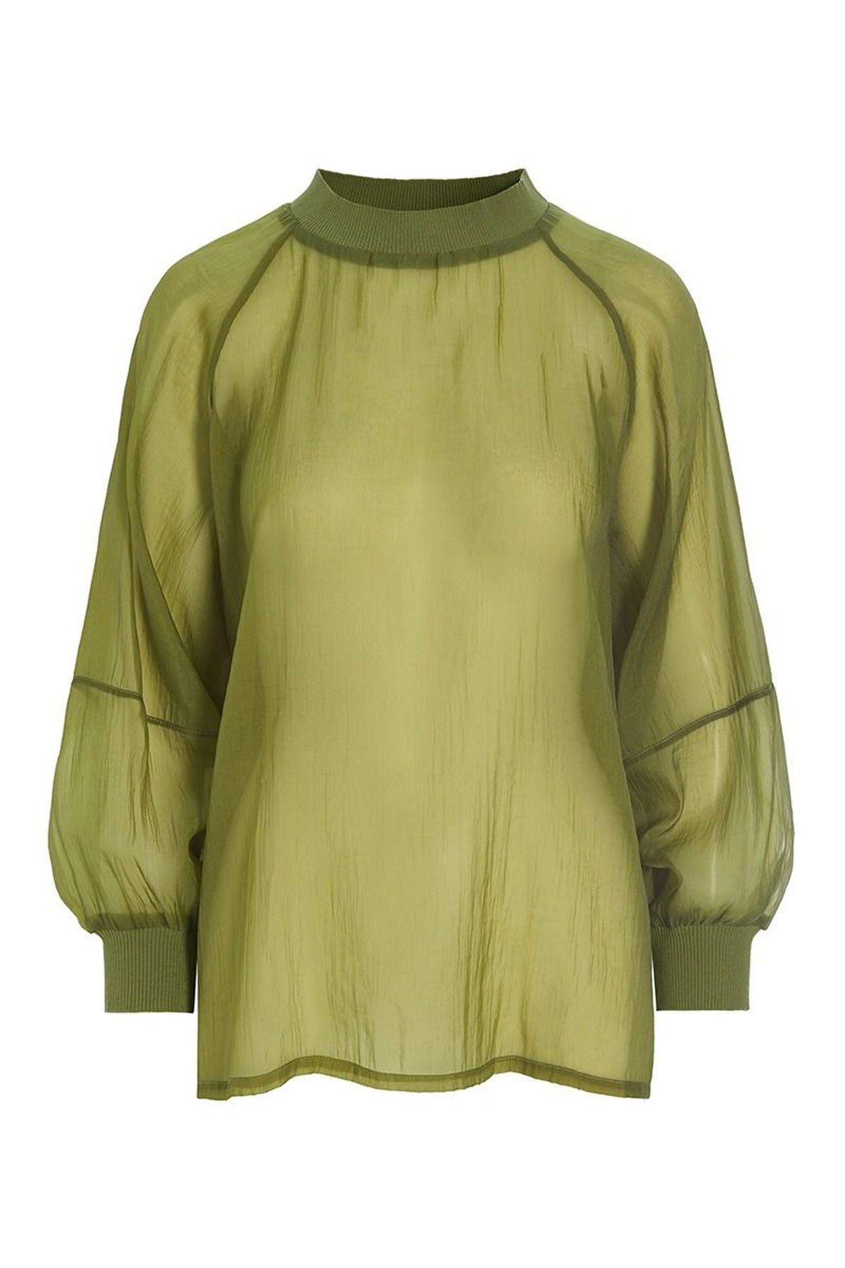 Sukasu raglan bluse GINKO GREEN - 256-2402-5322