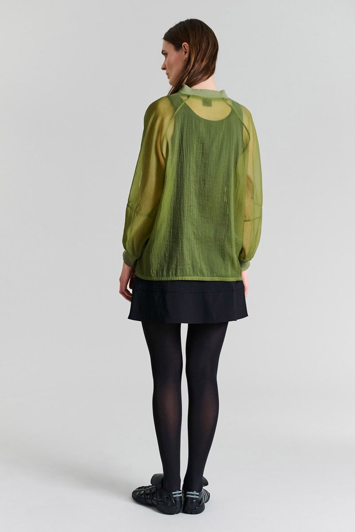 Sukasu raglan bluse GINKO GREEN - 256-2402-5322