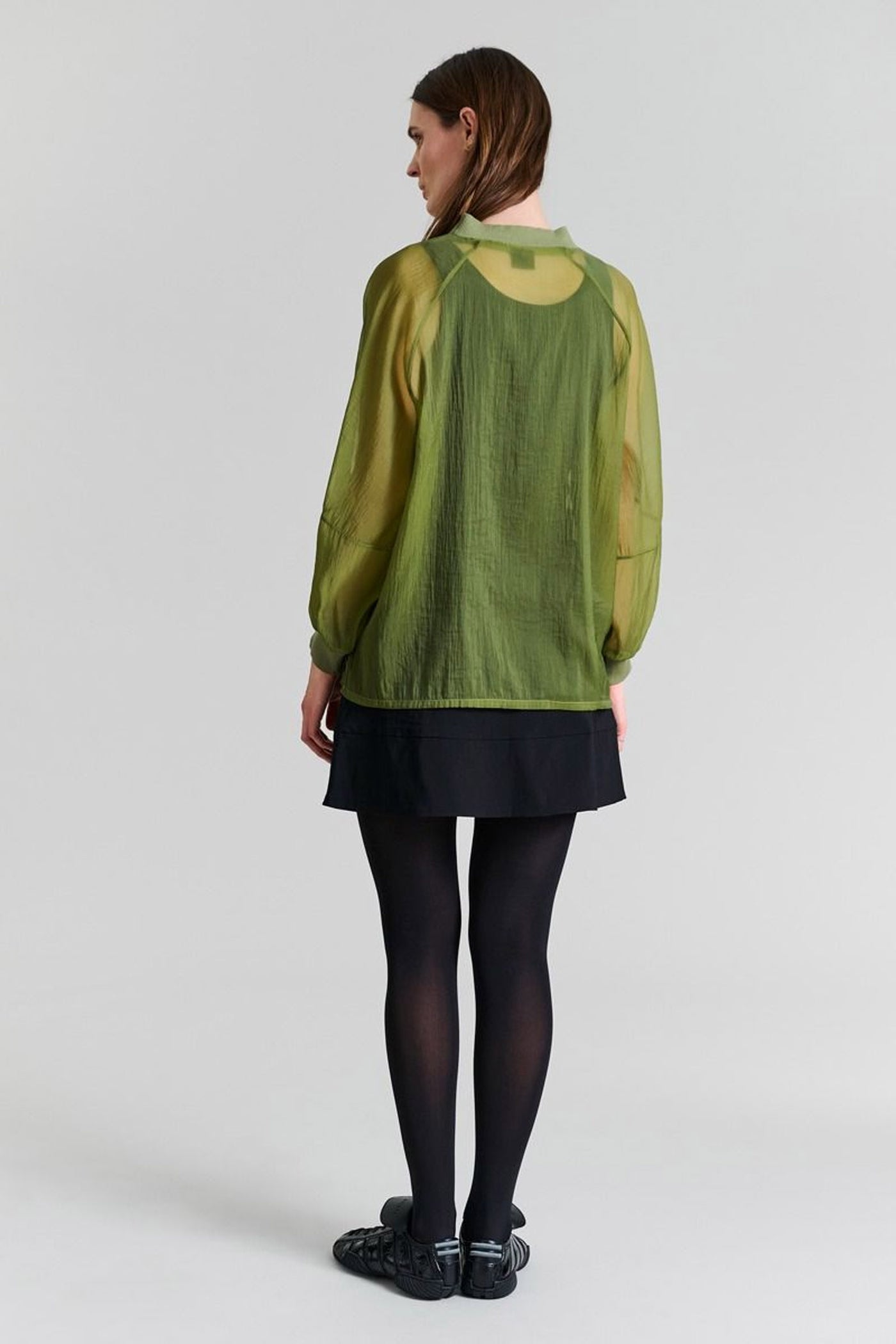 Sukasu raglan bluse GINKO GREEN - 256-2402-5322