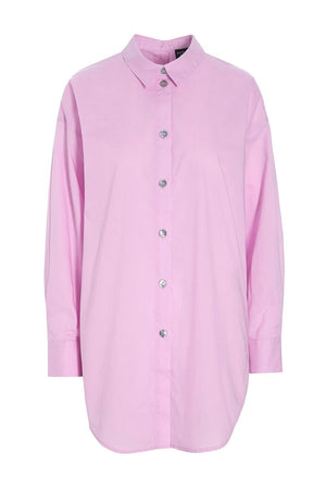 Core cotton skjorte med luknin Candyfloss - 256-2226-5327