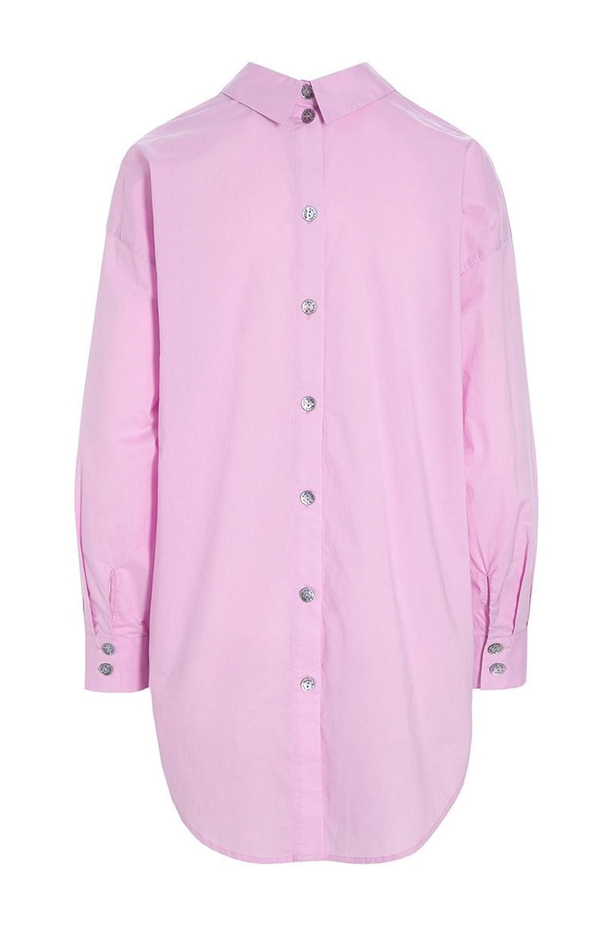 Core cotton skjorte med luknin Candyfloss - 256-2226-5327
