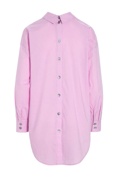 Core cotton skjorte med luknin Candyfloss - 256-2226-5327 Thumbnail