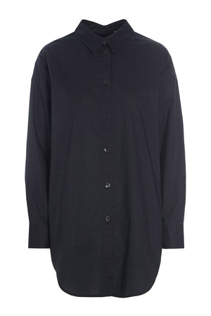 Core cotton skjorte med luknin Black - 256-2226-5327