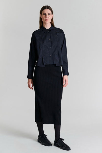 Core cotton skjorte med lÃ¦g Black - 256-2226-5328 Thumbnail