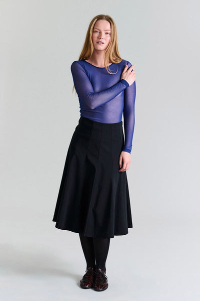 Magic stretch lang nederdel Black - 256-2291-4327 Thumbnail