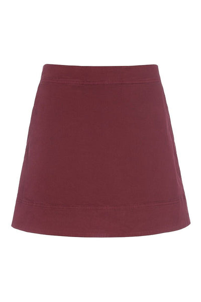 Kihon kort nederdel Maroon - 256-2399-5340 Thumbnail